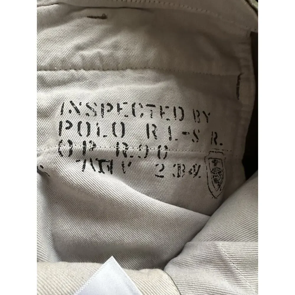 Polo Ralph Lauren Mens 46B Canvas Pants Classic Fit Ripstop Utility Camouflage